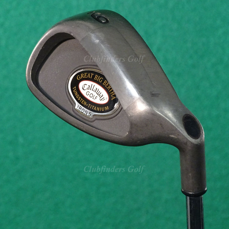 Callaway Great Big Bertha Tungsten Titanium Single 9 Iron Factory Steel Uniflex