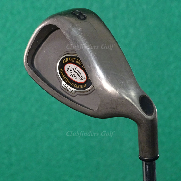 Callaway Great Big Bertha Tungsten Titanium Single 8 Iron Factory Steel Uniflex