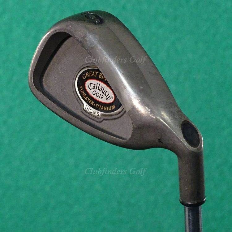 Callaway Great Big Bertha Tungsten Titanium Single 6 Iron Factory Steel Uniflex