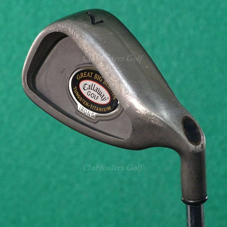 Callaway Great Big Bertha Tungsten Titanium Single 7 Iron Steel Uniflex