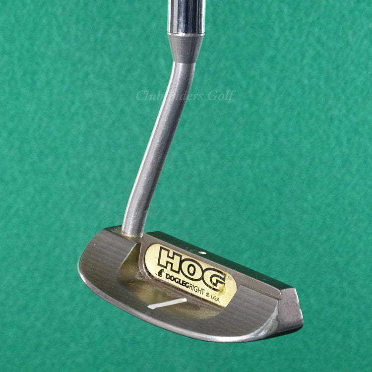 DogLeg Right Hog Model 1005B Mid Mallet Milled 32" Putter Golf Club