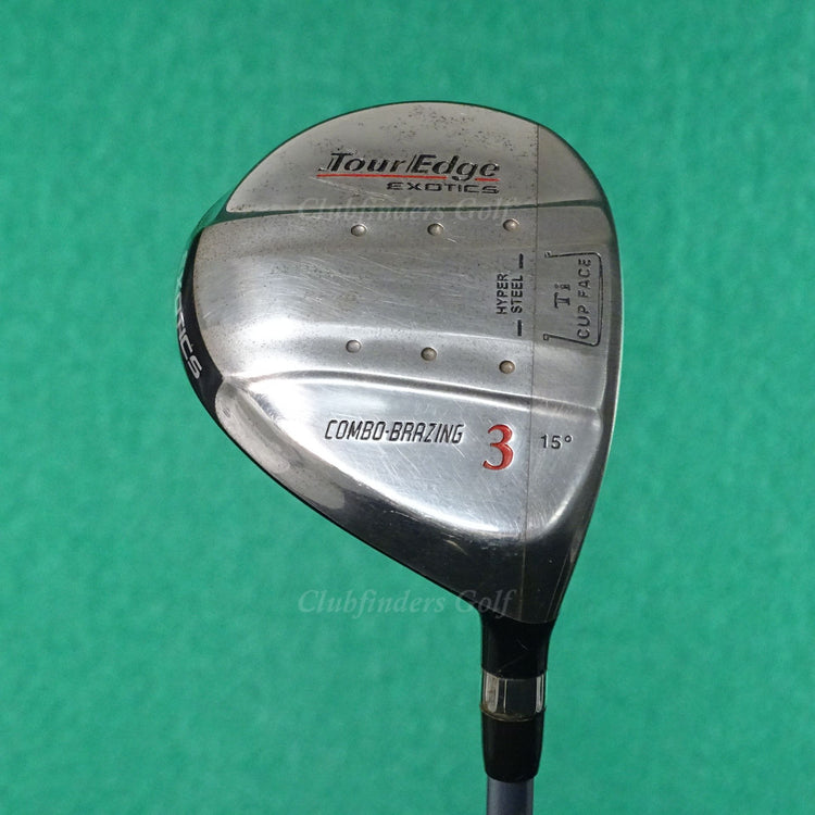 Tour Edge Exotics Fairway 15° 3 Wood Fujikura High Launch System Graphite Stiff