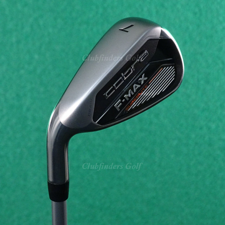 LH Cobra Golf F-MAX Superlite Single 7 Iron Aldila Rogue Pro Graphite Regular