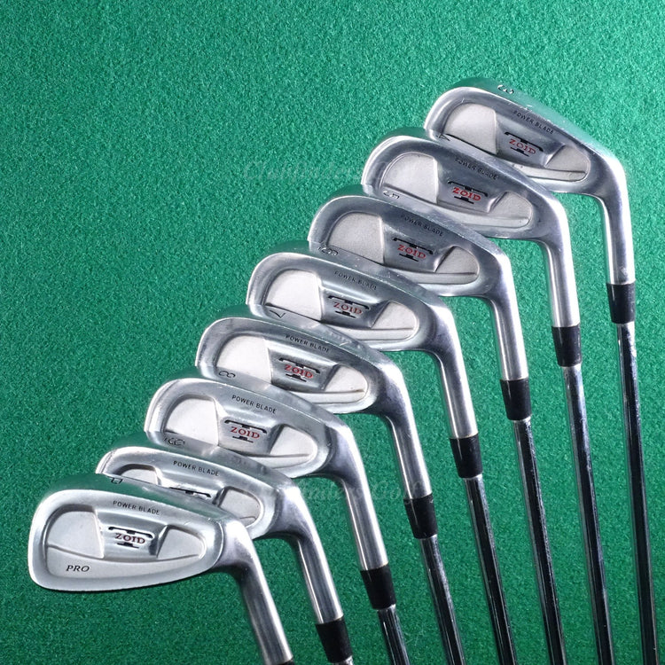 Mizuno T-Zoid Pro Power Blade 3-PW Iron Set DG Lite Sensicore Steel Stiff