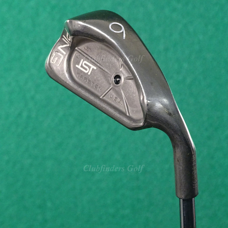 Ping ISI Stainless Black Dot Single 6 Iron Karsten JZ Steel Stiff