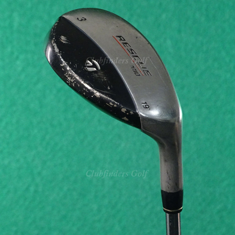 TaylorMade Rescue Mid 19° Hybrid 3 Iron Factory Light Metal 95g Steel Stiff