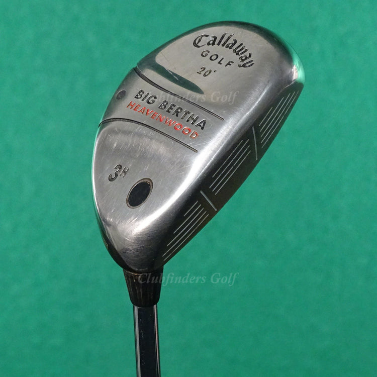 Callaway Big Bertha Heavenwood 20° Hybrid 3H Iron Rifle FCM 6.5 Steel Stiff