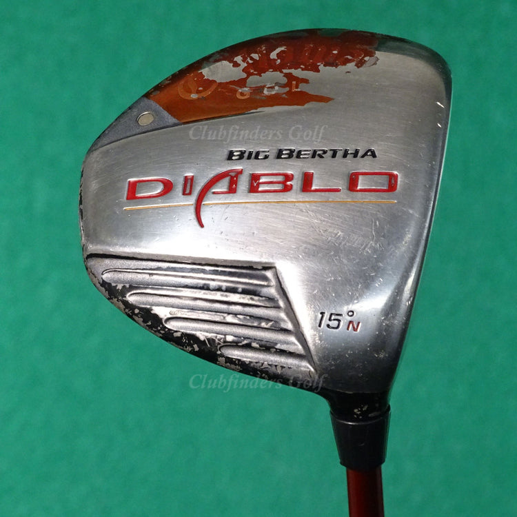 Callaway Big Bertha Diablo Fairway 15° Neutral 3 Wood Bassara 50 Graphite Stiff