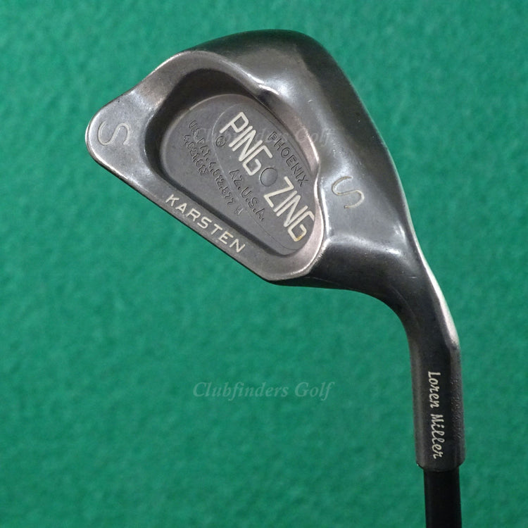 Ping Zing Stainless Green Dot SW Sand Wedge Aldila Karsten 101 Graphite Regular