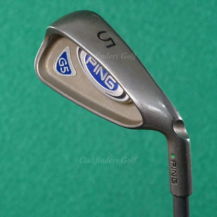 Ping G5 Green Dot Single 5 Iron Factory TFC 100I Graphite Stiff