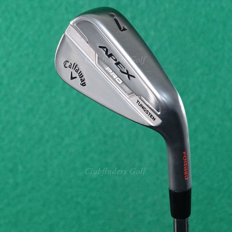 Callaway Apex Pro 2021 Forged Single 7 Iron Elevate Tour VSS Pro Steel Stiff