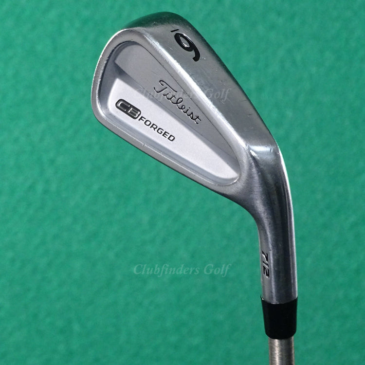 Titleist CB 712 Forged Single 6 Iron AeroTech SteelFiber i70cw Composite Seniors