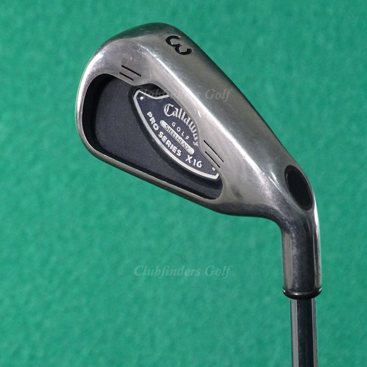 Callaway Steelhead X-16 Pro Series Single 3 Iron Dynamic Gold S300 Steel Stiff