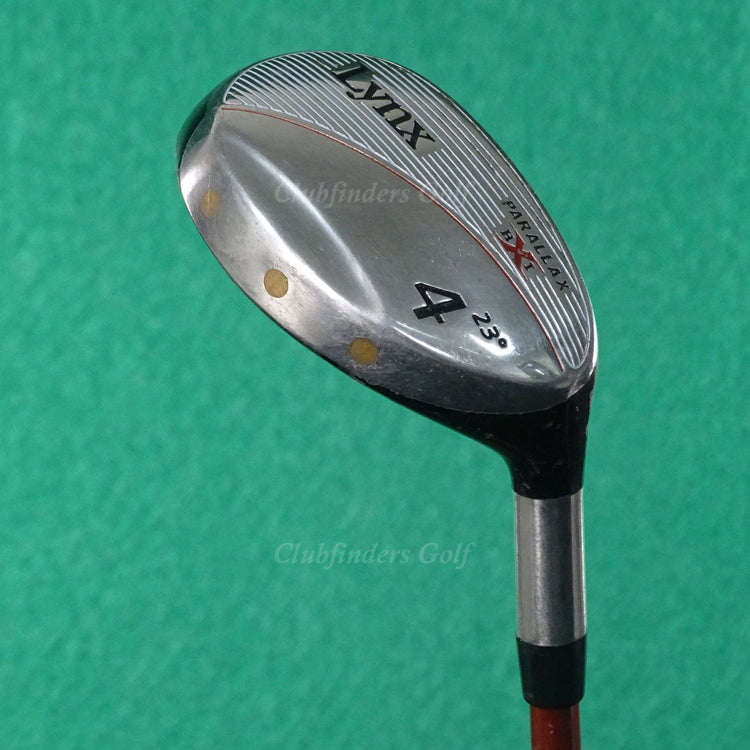 Lynx Parallax HXI 23° Hybrid 4 Iron Factory LX75 Graphite Regular