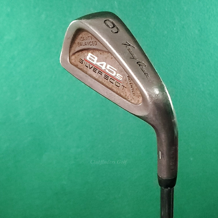 Tommy Armour 845s Silver Scot Single 6 Iron Factory Tour Step Steel Stiff