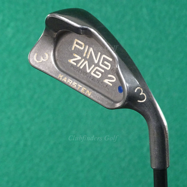 Ping Zing 2 Blue Dot Single 3 Iron Ping G Loomis GL382 Graphite Stiff