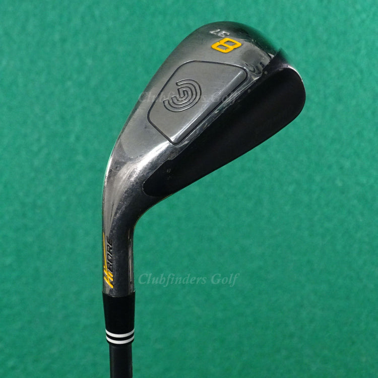 LH Cleveland Hi-Bore Single 8 Iron Factory 78g Graphite Regular