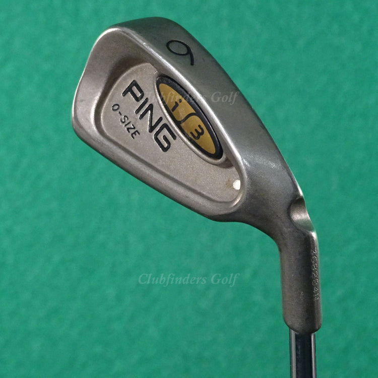 Ping i3 O-Size White Dot Single 6 Iron Factory Cushin JZ Steel Stiff