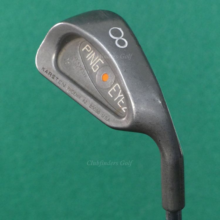 Ping Eye 2 Plus Orange Dot Single 8 Iron Karsten KT-M Steel Stiff