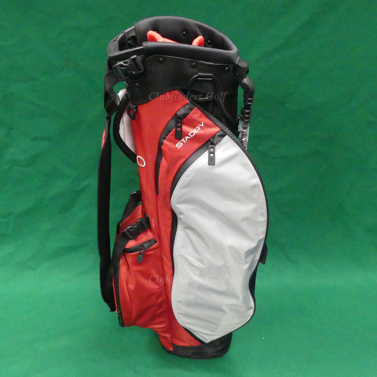 Titleist 2023 Players 4 StaDry Dark Red/Gray/Black Stand Bag w/ Raincover *READ*