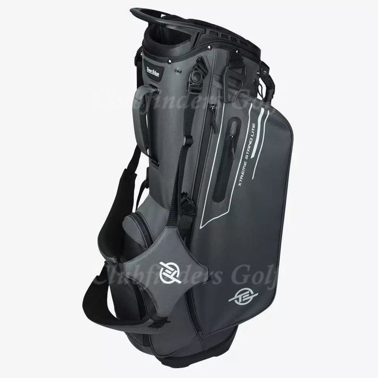 NEW Tour Edge Xtreme Lite Dark Grey 5-Way Golf Stand Bag w/ Raincover