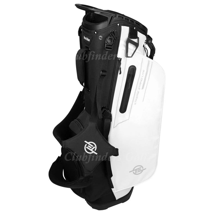 NEW Tour Edge Xtreme Lite White/Black 5-Way Golf Stand Bag w/ Raincover