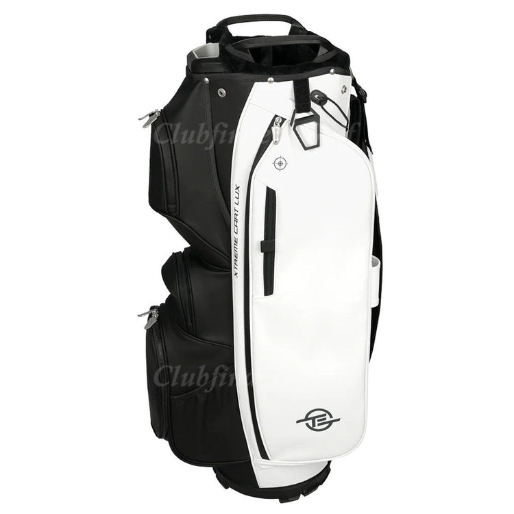 NEW Tour Edge Xtreme Lux Black / White 5-Way Golf Cart Bag w/ Raincover