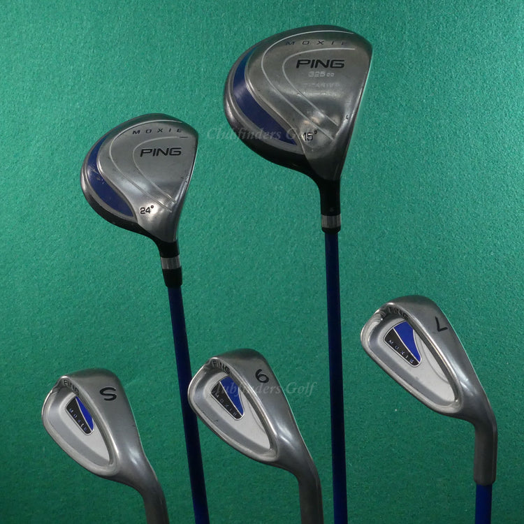 JUNIOR Ping Moxie (5-Piece) Driver, Fairway, 7, 9, & SW Golf Club Set