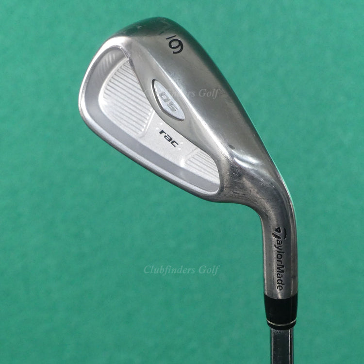 Taylormade Rac Os/2 TaylorMade RAC OS 2005 Single 6 Iron Factory Light Metal 95g Steel Sti