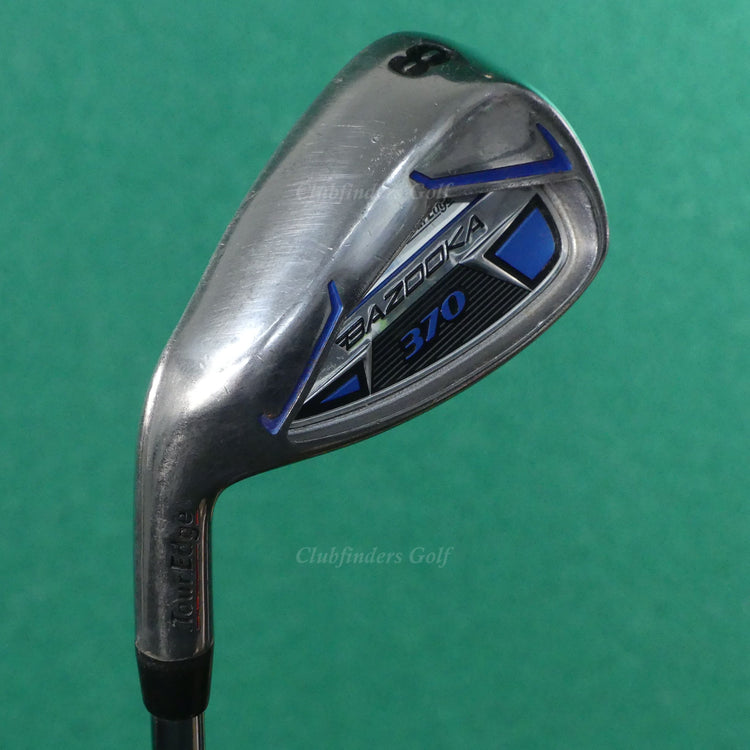 LH Tour Edge Bazooka 370 Single 8 Iron Factory Steel Uniflex