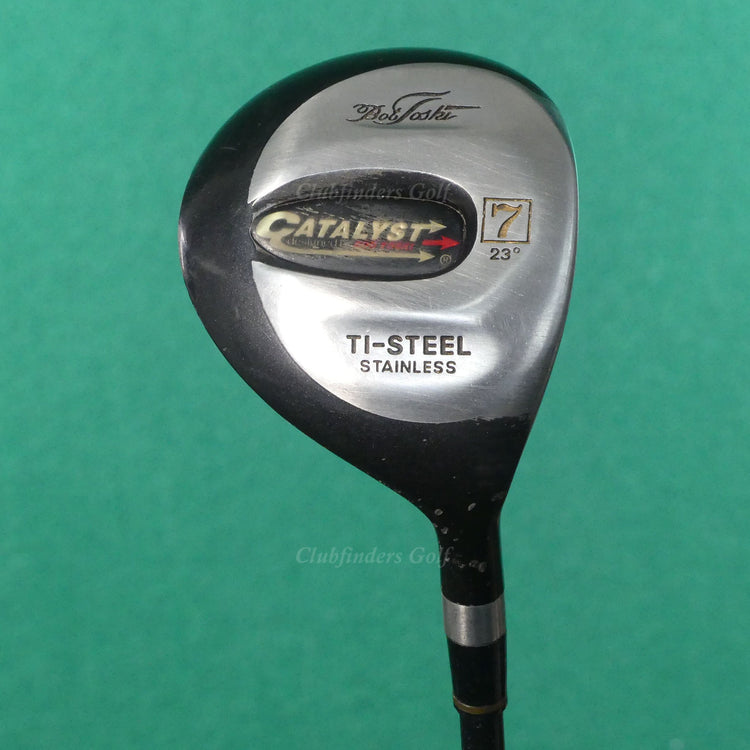 Bob Toski Catalyst Ti-Steel Fairway 23° 7 Wood Factory Flex 310 Graphite Men's