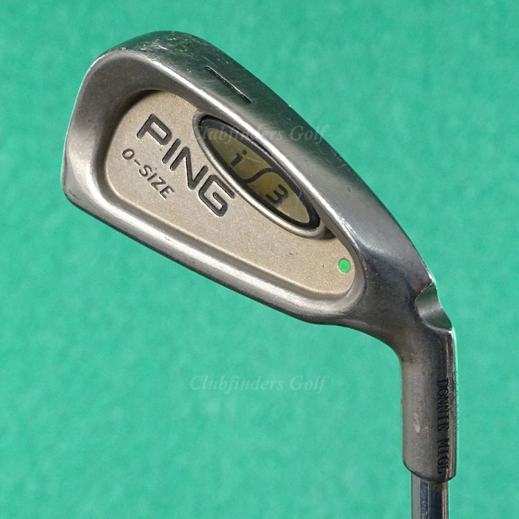 Ping i3 O-Size Green Dot Single 1 Iron Ping Cushin JZ Steel Stiff