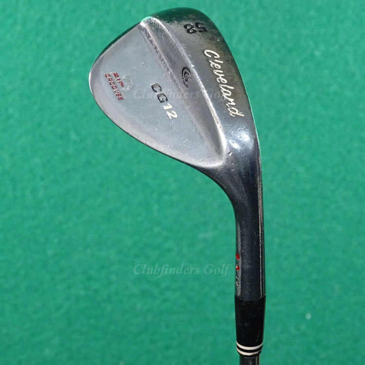 Cleveland CG12 Chrome 58-12 58° Lob Wedge Cleveland Traction Steel Wedge Flex
