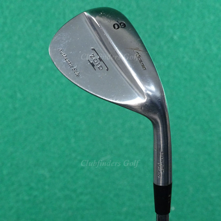 Mizuno T-Zoid Authentic Sole 60° Lob Wedge Dynamic Gold Sensicore S300 Stiff