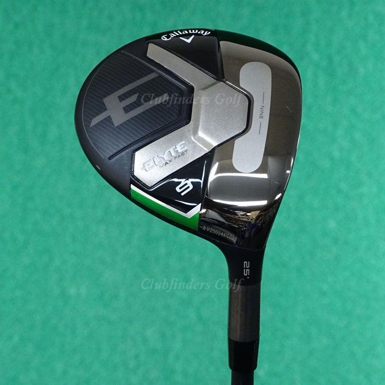 Callaway ELYTE Max Fast 25° Fairway 9 Wood Vanquish 4-R2 Graphite Seniors w/HC