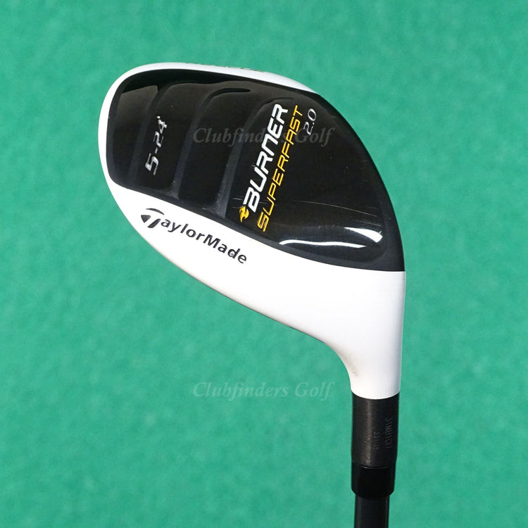 TaylorMade Burner Superfast 2.0 Rescue 24° 5 Hybrid REAX 60 Graphite Seniors