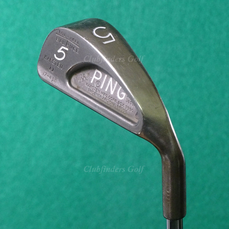 Ping Karsten II Black Dot Single 5 Iron Stepped Steel Stiff