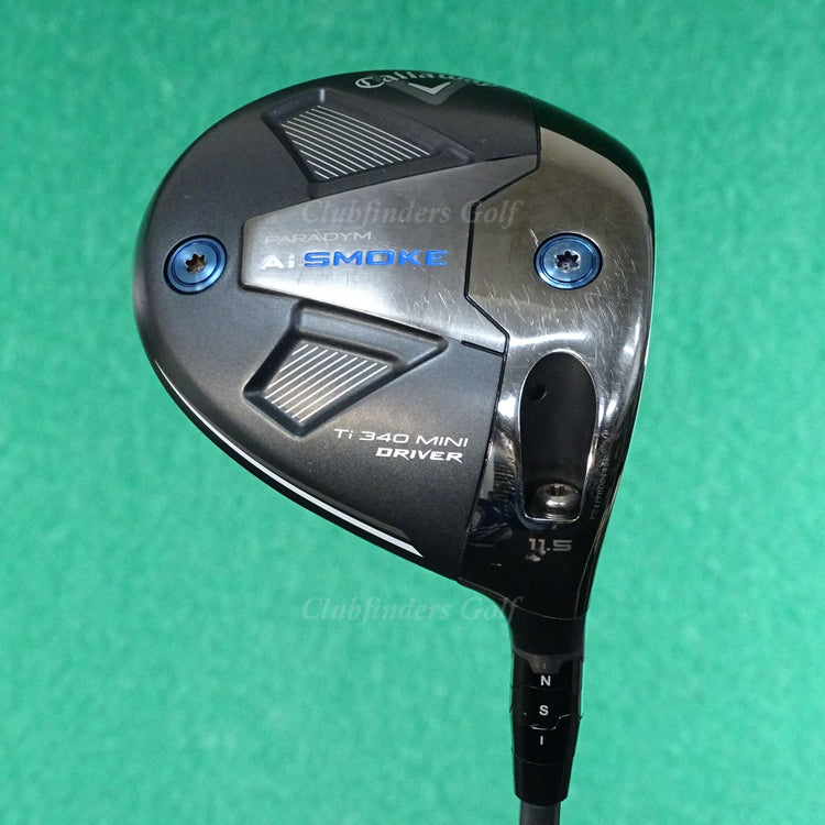 Callaway Paradym Ai Smoke TI 340 11.5° Mini Driver Denali Blue 50g 6.0 Stiff