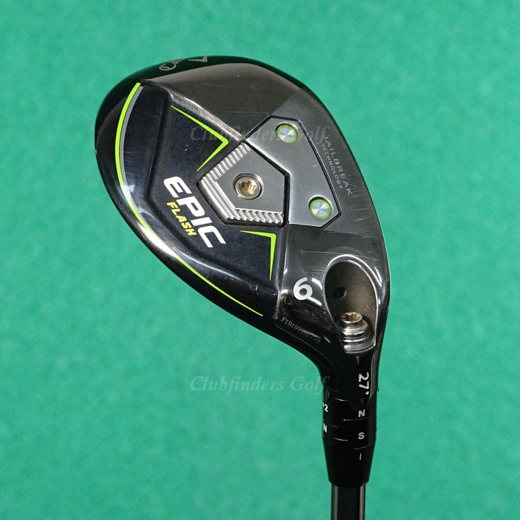 Callaway EPIC Flash 27° 6 Hybrid UST Mamiya Recoil 680 F4 Graphite Stiff