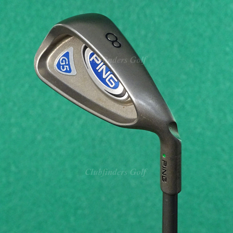 Ping G5 Green Dot Single 8 Iron Factory TFC 100I Graphite Regular