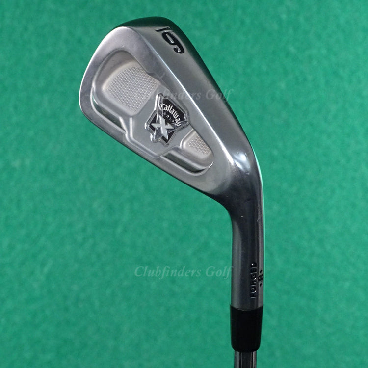 Callaway X-Forged 2009 Single 6 Iron Project X Flighted Rifle 5.5 Steel Regular