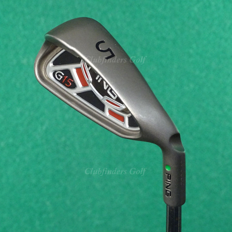 Ping G15 Green Dot Single 5 Iron Factory AWT Steel Regular