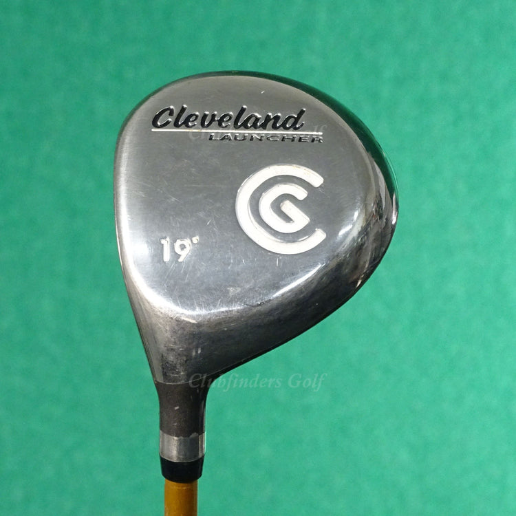 LH Cleveland Launcher Stainless 19° Fairway Wood Launcher Gold 65g Regular