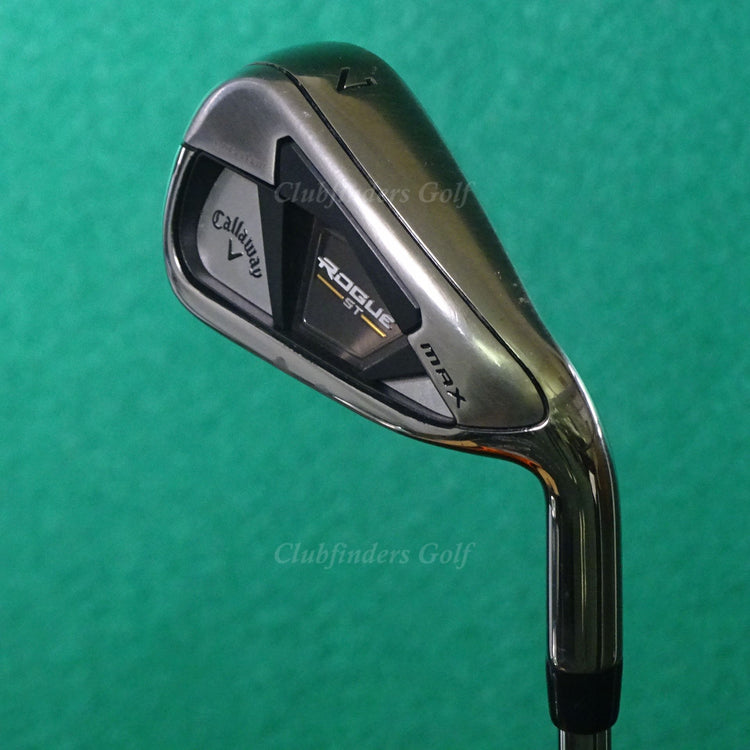 Callaway Rogue ST MAX Single 7 Iron True Temper Elevate MPH 95 Steel Regular