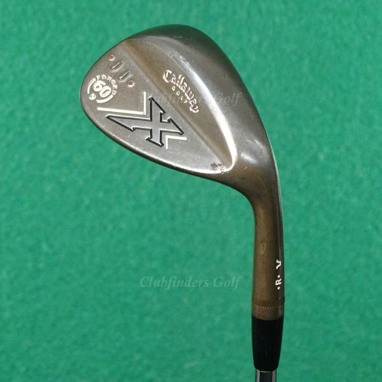 Callaway Golf X Forged Raw 60-9 60° Lob Wedge Stepped Steel Wedge Flex