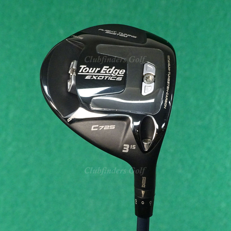 Tour Edge Exotics C725 15° Fairway 3 Wood Denali 60g 6.0 Graphite Stiff w/HC