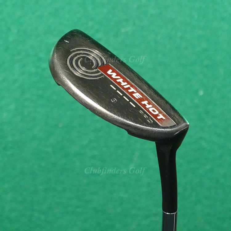 Odyssey White Hot Pro #9 Black Heel-Shafted 33" Putter Golf Club w/Super Stroke