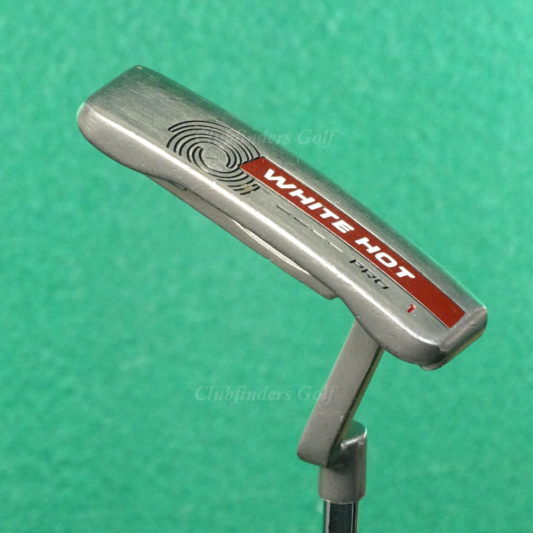 Odyssey White Hot Pro #1 Chrome Plumbers-Neck 34.5" Putter Golf Club