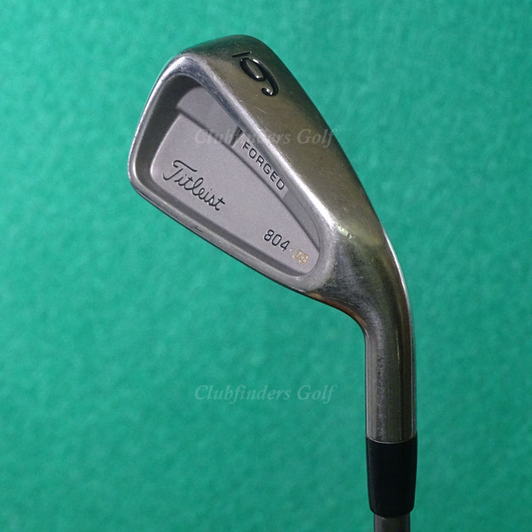 Titleist 804.OS Forged Single 6 Iron Factory 3980 Graphite Regular