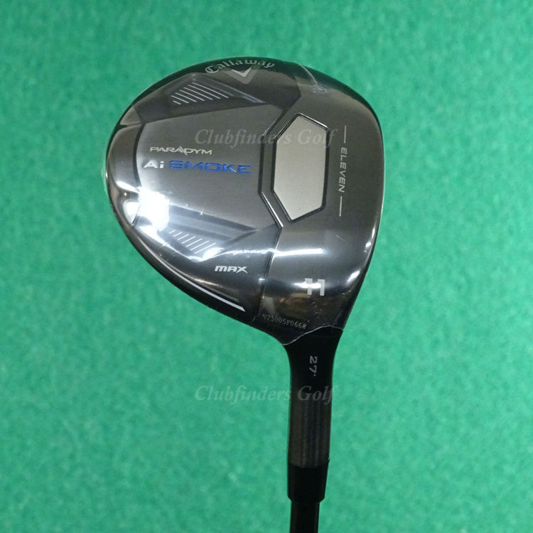NEW! Callaway Paradym Ai Smoke Max 27° Fairway 11 Wood Tensei CK 60 Stiff w/ HC